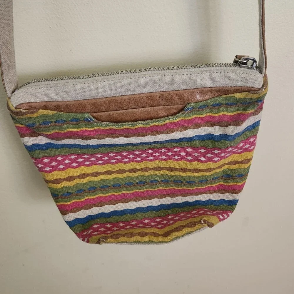 Hobo The Original Colorful Canvas Crossbody Bag